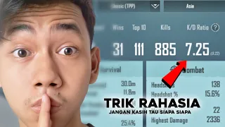 KD LU KECIL ? SINI GUA KASIH TAU TRIK RAHASIA NAIKIN KD DENGAN MUDAH | Cara Naikin KD PUBG Mobile