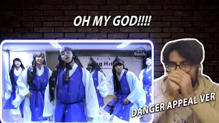 Oh my god -  Danger Dance Practice (Appeal Ver) 방탄도령단 | Reaction