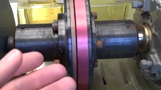 Magnetic shaft coupling on a pump