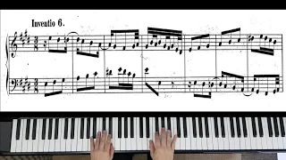 Bach - Invention No.6 E major - BWV 777