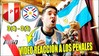 🔥 PERÚ vs PARAGUAY 😱 3(4) 3(3) - REACCION A LOS PENALES 💪 COPA AMERICA 2021