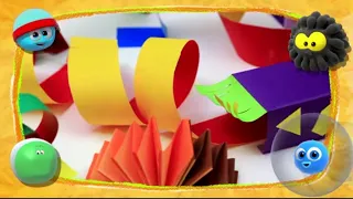 Wonderballs: Paper Craft with Squishy Balls | Get Busy Craft | Funny Cartoons for Children