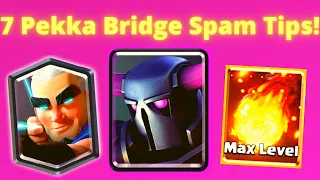 PEKKA BRIDGE SPAM DECK GUIDE for 2021! - 7 Tips on How to Play Pekka Bridge Spam