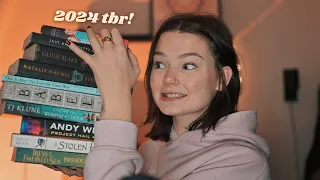 ASMR my 2024 TBR + book haul! 📚✨