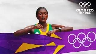 7️⃣ - Tiki Gelana beats the Marathon Olympic Record by seven seconds! | #31DaysOfOlympics