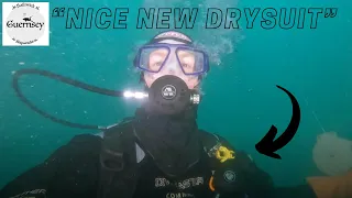 Diving equipment failed but still managed a dive after friend lent me his drysuit.