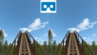 Roller Coaster 39 3D VR video 3D SBS VR box google cardboard