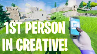 How To Get *1ST PERSON* In Fortnite Creative!