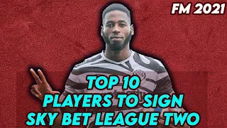 FM21 TOP 10 Free Agents to sign in Sky Bet League Two | Football Manager 2021