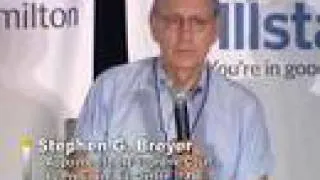 Stephen Breyer - Activist Judges and Judicial Restraint
