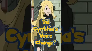 Did Cynthia's Voice Change? #shorts