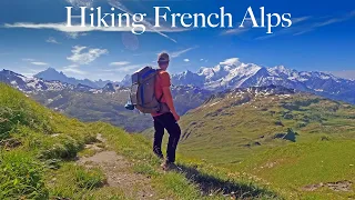 Hiking Alone 700 Km in 23 Days | French Alps Silent Hiking Film