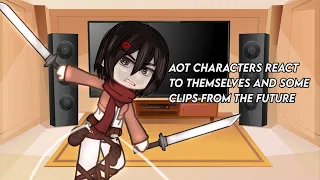 AOT characters react to themselves and some clips from the future | first vid