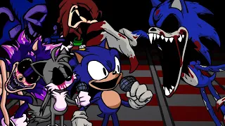 VERSUS SONIC.EXE ROUND 2 (WEEK 2) STORY MODE, ALL SONGS, ALL SECRETS Friday Night Funkin FNF HORROR