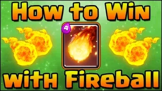 Clash Royale - How to Win with Fireball! Guide, Strategy, Tips, and Tricks with the Fireball Spell