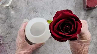 #1868 How To Use A Pressure Pot To Cast A Rose In Resin