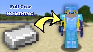 How to get full diamond gear in MineCraft without spending diamonds