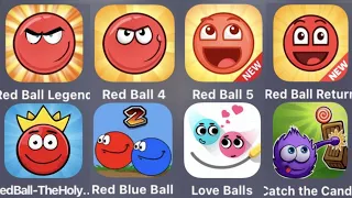 Red Ball Legend,Red Ball 4,Red Ball 5,Red Ball Return,Red Ball Holy Treasure,Red Blue Ball,Love Ball