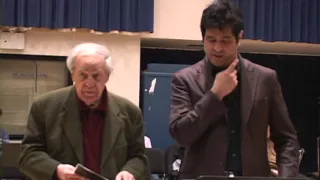 M. Galante rehearsing with composers. Boulez - 720 HD