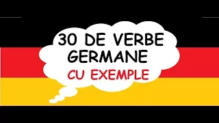 Invata germana | rapid si usor | 30 DE VERBE Germane cu EXEMPLE