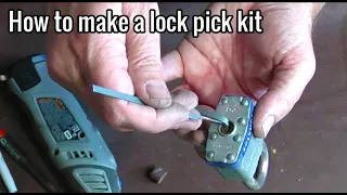 how to make a lock pick kit