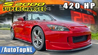 420HP HONDA S2000 SUPERCHARGED 100-200 POV SOUND & ACCELERATION by AutoTopNL