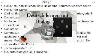 Dialoge B1  | Deutsch lernen durch hören | 1 |