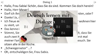 Dialoge B1  | Deutsch lernen durch Hören | 1 |