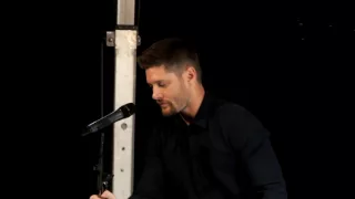 Jensen Ackles doing an impression of Misha Collins at JIBCON7 2016