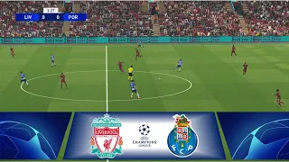 HIGHLIGHTS LIVERPOOL v PORTO | UEFA Champions League 2021/22 | Realistic Gameplay