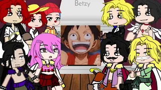 Past Pirate era react to One Piece || One Piece || Gacha