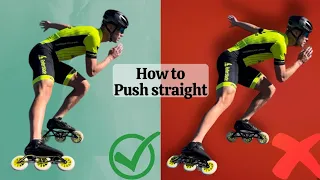 How to push straight on inline skates - Viktor Thorup skating school episode 9