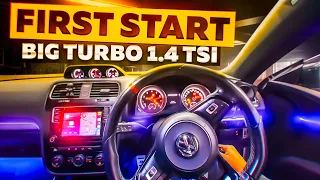 CRAZY 1.4 TSI *BIG TURBO* SCIROCCO 💥 FIRST START UP