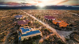 ABANDONED Ghost Town Full of Mansions in The Mojave Desert