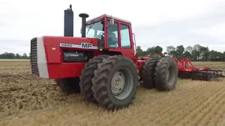 Massey Ferguson 4840 working in the UK