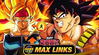 BETTER THAN YOU THINK!! LEVEL 10 LINKS 100% EZA AGL SSJ BARDOCK! (DBZ: Dokkan Battle)