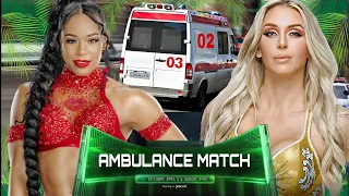 WWE 2K24 - Ambulance Match - Charlotte Flair VS Bianca Belair | WWE