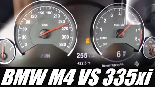 👑 BMW F82 M4 (stock) vs E90 335xi (modified) 0-250+ Kph Acceleration