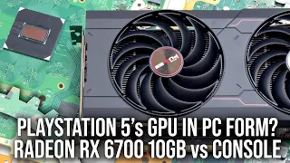 The PS5 GPU in PC Form? Radeon RX 6700 In-Depth - Console Equivalent PC Performance?