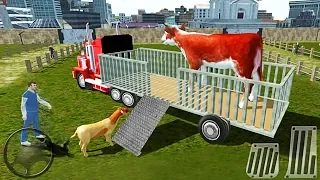 Real Tractor Farm Animal Truck Driving Transport Simulator - Best Android GamePlay