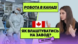 РОБОТА В КАНАДІ НА ЗАВОДІ. Як влаштуватись? Скільки заробляють новоприбулі українці? #канада #cuaet