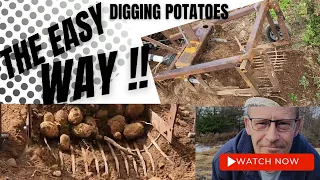 Homemade 3 Point Potato Digger - PART 2 - Final Results Digging Taters the easy way!!!