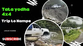 #Tata yodha 4x4 road trip to chachi chahea road ,of Nampe village ,Arunachal Pradesh.