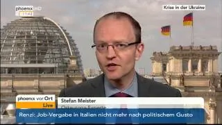 Ukraine-Krise: Stefan Meister über die aktuelle Lage am 15.04.2014