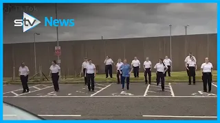 Prison staff's lockdown dance to celebrate key workers
