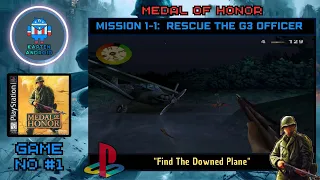 Medal Of Honor PS1 - Mission 1-1 Find The Downed Plane HD