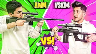 Awm Vs Vsk98 New Sniper As Gaming Vs As Rana Funny Sniper Fight - Garena Free Fire