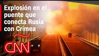 Explosión en puente de Crimea, ¿qué significa para Putin? | Resumen de la Guerra en Ucrania