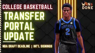 College Basketball Transfer Portal | Kentucky Wildcats Add Jaxson Robinson | NBA Draft Deadline