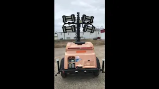 Generac Magnum MLT6S 6 kW Mobile Light Tower / Generator, CCR14516, CCR Industrial